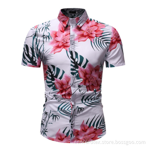 branded summer printed shirts for men